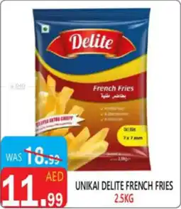 United Hypermarket Unikai delite french fries offer