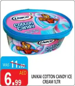 United Hypermarket Unikai cotton candy ice cream offer