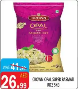 United Hypermarket Crown opal super basmati rice offer