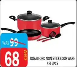 United Hypermarket Royalford non stick cookware set offer