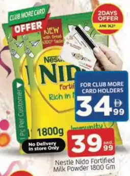 Al Madina Hypermarket Nestle Nido Fortified Milk Powder offer