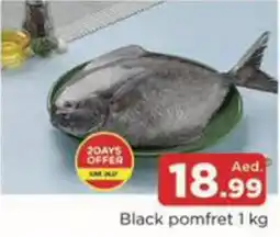 Al Madina Hypermarket Black pomfret offer