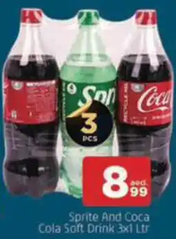 Al Madina Hypermarket Sprite And Coca Cola Soft Drink offer