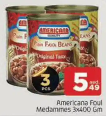 Al Madina Hypermarket Americana Foul Medammes offer
