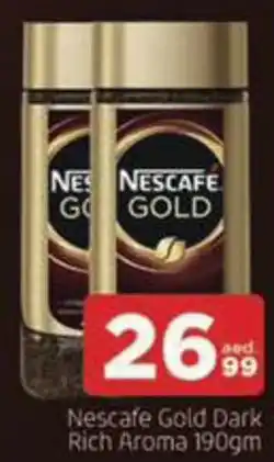 Al Madina Hypermarket Nescafe Gold Dark Rich Aroma offer