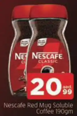 Al Madina Hypermarket Nescafe Red Mug Soluble Coffee offer