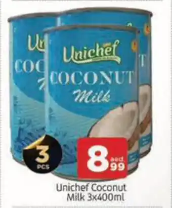 Al Madina Hypermarket Unichef Coconut Milk offer