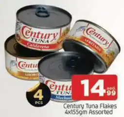 Al Madina Hypermarket Century Tuna Flakes Assorted offer