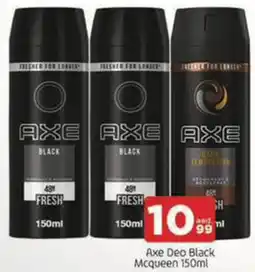 Al Madina Hypermarket Axe Deo Black Mcqueen offer