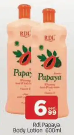 Al Madina Hypermarket RDL Papaya Body Lotion offer