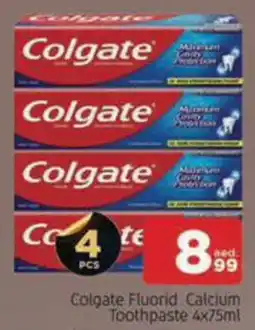 Al Madina Hypermarket Colgate Fluorid Calcium Toothpaste offer