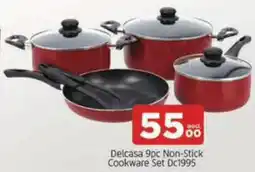 Al Madina Hypermarket Delcasa Non-Stick Cookware Set Dc1995 offer