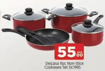 Al Madina Hypermarket Delcasa Non-Stick Cookware Set Dc1995 offer