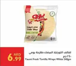 Istanbul Supermarket Yaumi Fresh Tortilla Wraps White offer