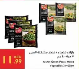Istanbul Supermarket Al Ain Green Peas / Mixed Vegetables offer