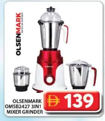 Grand Hyper Market OLSENMARK Mixer / Grinder offer