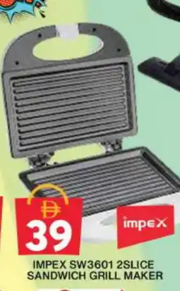 Grand Hyper Market IMPEX Sandwich Maker offer