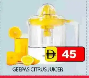 Mango Hypermarket LLC GEEPAS Juicer offer