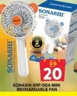 Grand Hyper Market SONASHI Fan offer