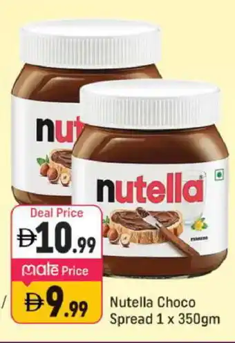 Shaklan NUTELLA Chocolate Spread offer