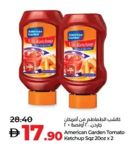Lulu Hypermarket AMERICAN GARDEN Tomato Ketchup offer