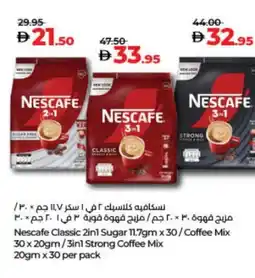 Lulu Hypermarket NESCAFE Coffee 3in1 offer