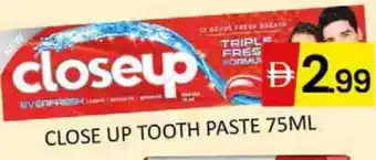 Al Madina CLOSE UP Toothpaste offer