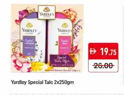 Mango Hypermarket LLC YARDLEY Talcum Powder offer