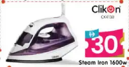 Al Madina Hypermarket CLIKON Ironbox offer