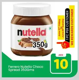 Mark & Save NUTELLA Chocolate Spread offer
