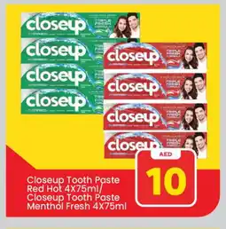 Mark & Save CLOSE UP Toothpaste offer