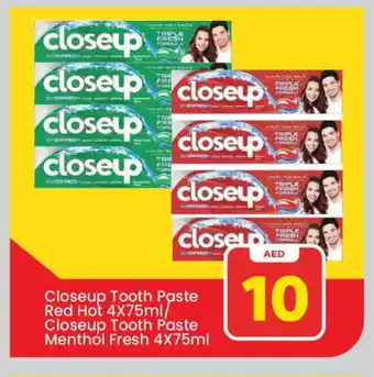 Mark & Save CLOSE UP Toothpaste offer