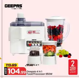 Mark & Save GEEPAS Food Processor offer
