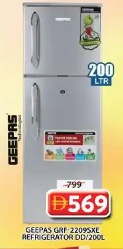 Grand Hyper Market GEEPAS Refrigerator offer