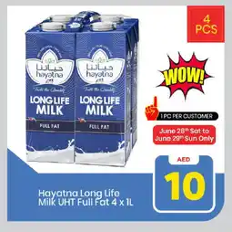 Mark & Save HAYATNA Long Life / UHT Milk offer