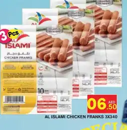 Baniyas Spike Hypermarket AL ISLAMI Chicken Franks offer