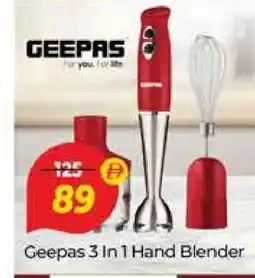 Al Madina GEEPAS Mixer / Grinder offer