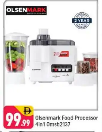 Shaklan OLSENMARK Food Processor offer