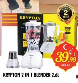Night to Night Hypermarket KRYPTON Mixer / Grinder offer