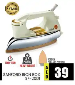 Al Madina SANFORD Ironbox offer