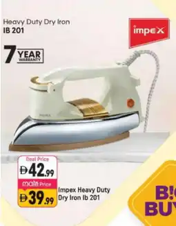Shaklan IMPEX Ironbox offer