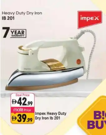 Shaklan IMPEX Ironbox offer