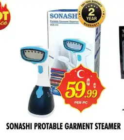 Night to Night Hypermarket SONASHI Garment Steamer offer