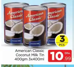 Al Madina AMERICAN CLASSIC Coconut Milk offer