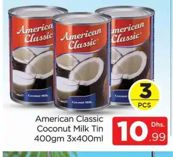 Al Madina AMERICAN CLASSIC Coconut Milk offer