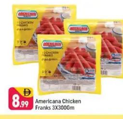 Shaklan AMERICANA Chicken Franks offer