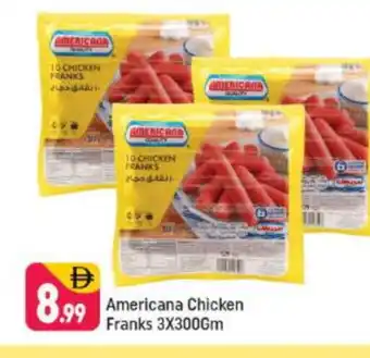 Shaklan AMERICANA Chicken Franks offer