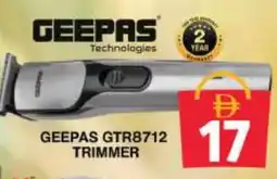 Grand Hyper Market GEEPAS Remover / Trimmer / Shaver offer