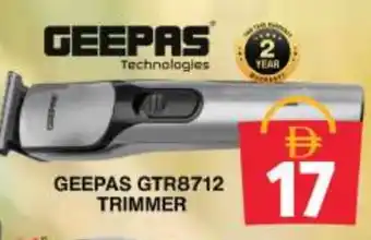 Grand Hyper Market GEEPAS Remover / Trimmer / Shaver offer