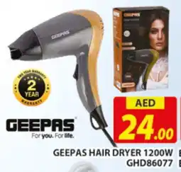 Al Madina GEEPAS Hair Appliances offer